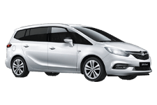Van Hire Ceredigion - Vauxhall Zafira 5 + 2 - Minibus hire Ceredigion